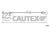 761431 CAUTEX Тросик, cтояночный тормоз