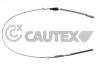 761966 CAUTEX Тросик, cтояночный тормоз