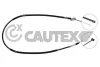 762806 CAUTEX Тросик, cтояночный тормоз