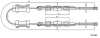 10.405 CABOR Тросик, cтояночный тормоз
