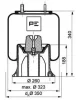 084.106-75A PE AUTOMOTIVE Кожух пневматической рессоры
