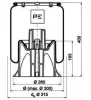 084.191-21A PE AUTOMOTIVE Кожух пневматической рессоры