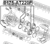 Превью - 0175-AT220F FEBEST Ремкомплект, тормозной суппорт (фото 2)