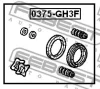 Превью - 0375-GH3F FEBEST Ремкомплект, тормозной суппорт (фото 2)