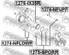 1275-SPORR FEBEST Ремкомплект, тормозной суппорт
