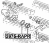 Превью - 2675-RAPR FEBEST Ремкомплект, тормозной суппорт (фото 2)