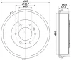 8DT 355 301-831 BEHR/HELLA/PAGID Тормозной барабан