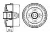 0 986 477 112 BOSCH Тормозной барабан