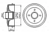 0 986 477 117 BOSCH Тормозной барабан