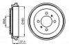 0 986 477 119 BOSCH Тормозной барабан