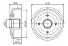 0 986 477 153 BOSCH Тормозной барабан