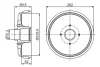 0 986 477 331 BOSCH Тормозной барабан