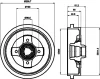 MBD040 MINTEX Тормозной барабан