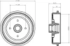 MBD121 MINTEX Тормозной барабан