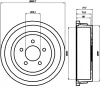 MBD185 MINTEX Тормозной барабан