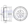 BF379 DELPHI Тормозной барабан