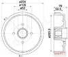 TA-0409C JAPANPARTS Тормозной барабан