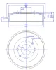 433.061 CAR Тормозной барабан
