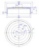 433.100 CAR Тормозной барабан