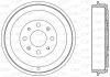 BAD9066.10 OPEN PARTS Тормозной барабан