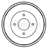 BBR7082 BORG & BECK Тормозной барабан
