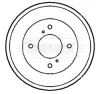 BBR7165 BORG & BECK Тормозной барабан
