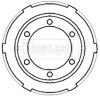 BBR7187 BORG & BECK Тормозной барабан