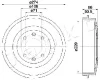 560600 JAPKO Тормозной барабан