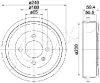 560902 JAPKO Тормозной барабан