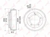 BM-1053 LYNXAUTO Тормозной барабан