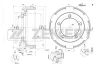 BS-5514 ZEKKERT Тормозной барабан