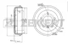 BS-5550 ZEKKERT Тормозной барабан