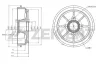 BS-6267 ZEKKERT Тормозной барабан