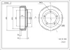 234 641 Hart Тормозной барабан