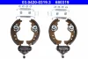 03.0420-0319.3 ATE Комплект тормозных колодок