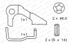 Превью - FSB55K FERODO Комплект тормозных колодок (фото 2)