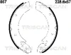 8100 16057 TRISCAN Комплект тормозных колодок