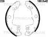 8100 16518 TRISCAN Комплект тормозных колодок