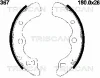 8100 40367 TRISCAN Комплект тормозных колодок