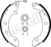 53-0002 METELLI Комплект тормозных колодок