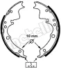 53-0109 METELLI Комплект тормозных колодок