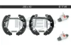 79KT0105 C ICER Комплект тормозных колодок