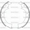 Z4336.00 WOKING Комплект тормозных колодок