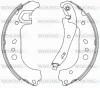 Z4495.00 WOKING Комплект тормозных колодок