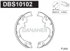 DBS10102 DANAHER Комплект тормозных колодок