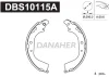 DBS10115A DANAHER Комплект тормозных колодок