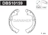DBS10159 DANAHER Комплект тормозных колодок