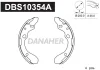 DBS10354A DANAHER Комплект тормозных колодок