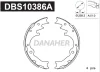 DBS10386A DANAHER Комплект тормозных колодок