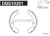 DBS10391 DANAHER Комплект тормозных колодок